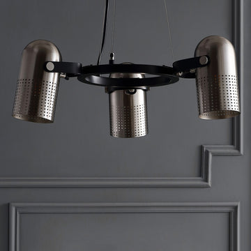 Loki 22" Adjustable Metal LED Chandelier - JONATHAN Y